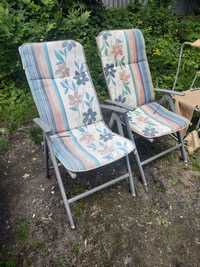 Krzesła ogrodowe+ materace wysyłka kurierska