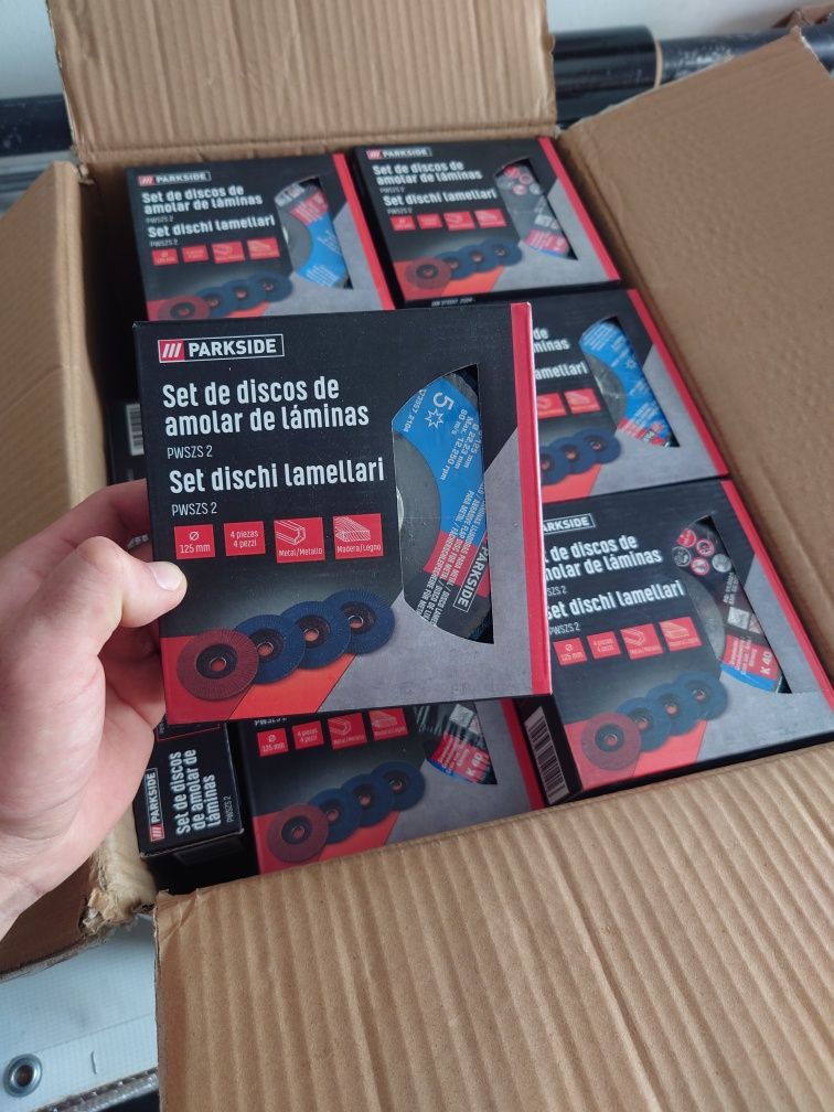 Tarcze listkowe 16 SZT do szlifowania Drewna Metalu 125mm P40-P80