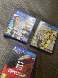 Gry ps 4 fifa 17,19,driveclub