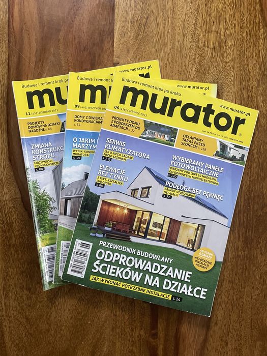 Murator 11/2021, 6/2022, 9/2022