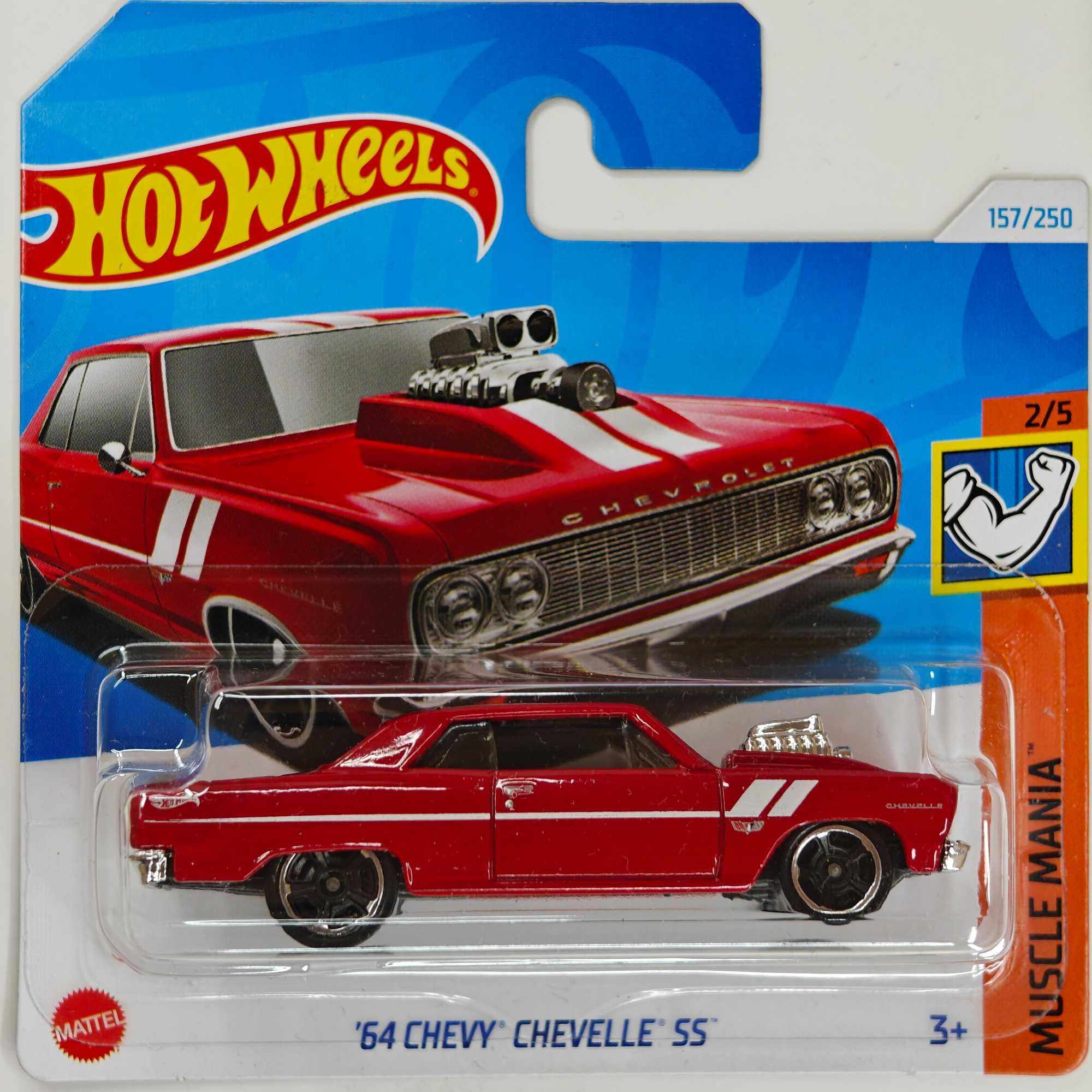 Hot Wheels Muscle Mania 2024 – 8 modeli Seria Dodge, Chevy, Mercury