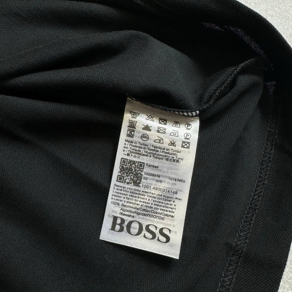 NEW COLLECTION 2024 мужское черное поло Hugo Boss размеры: s-xxl