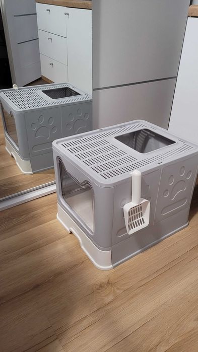 Kuweta dla kota z szufladą i łopatką