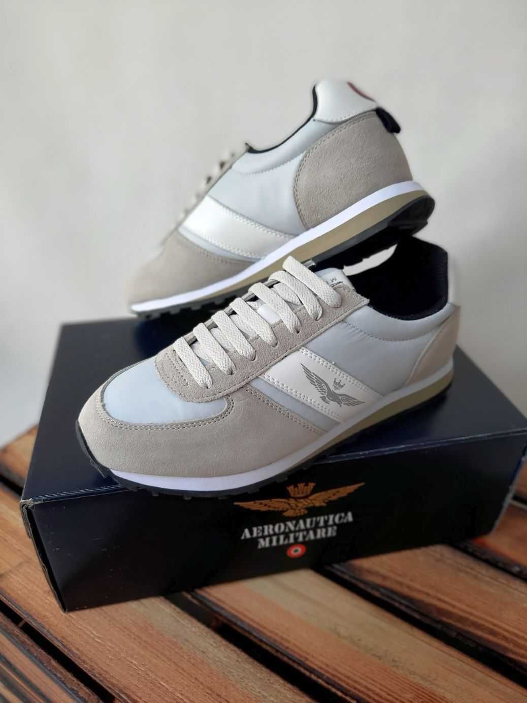 AERONAUTICA MILITARE buty sneakersy białe za 389 zamiast 549 zł