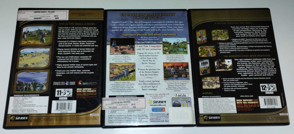 Conjunto Empire Earth