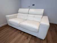 Sofa „Diamond“ ze skóry naturalnej - luksus i wygoda w super cenie!