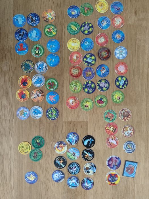 Tazos Pokémon - Venda à unidade ou conjunto
