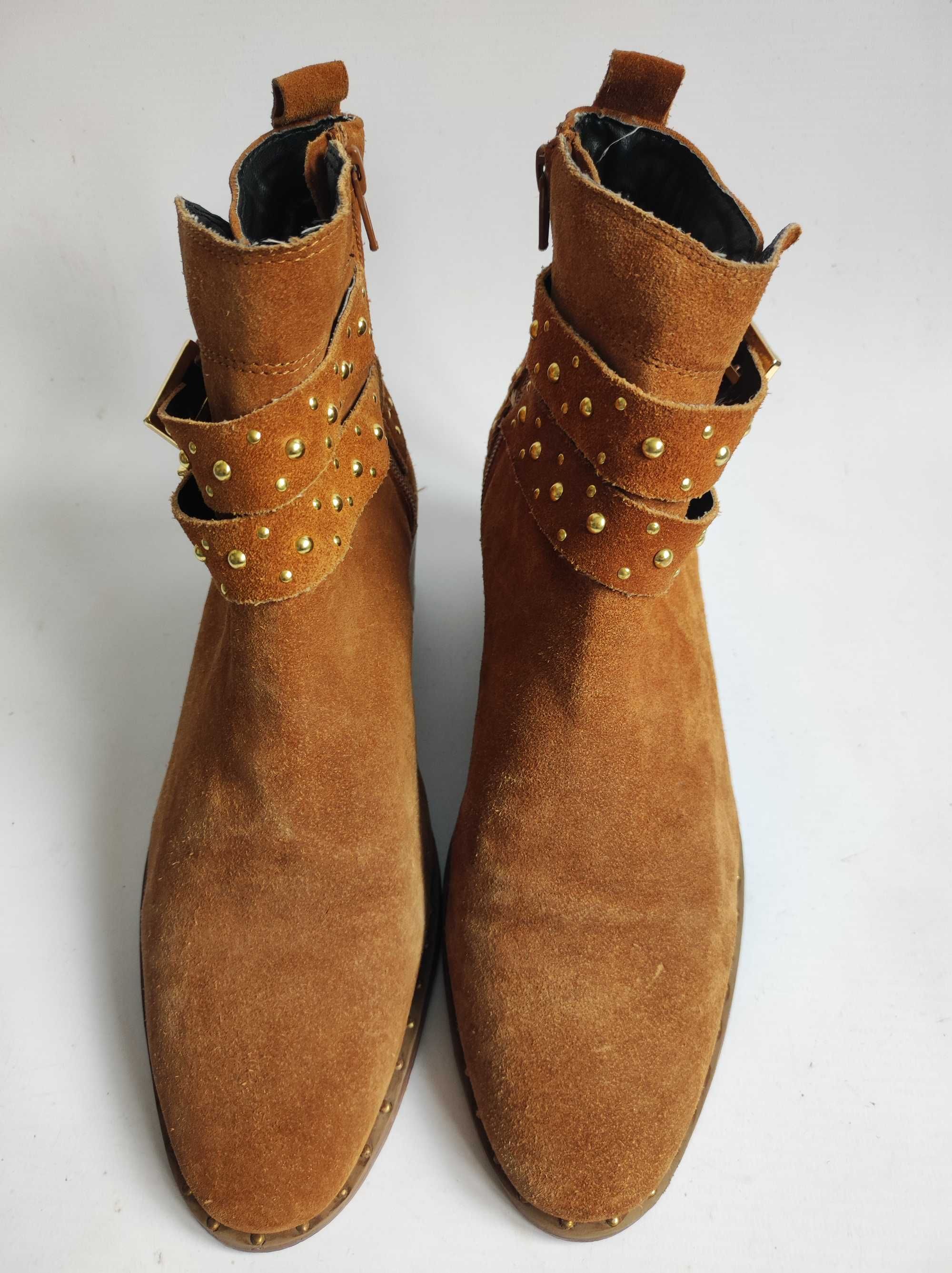 - River Island - Botki, kowbojki r. 38