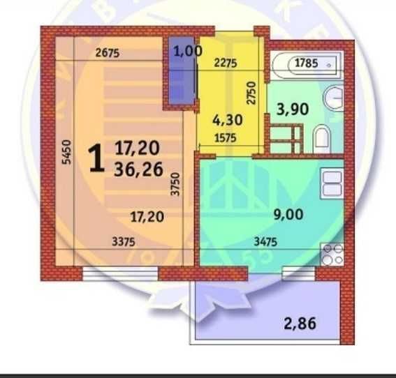 Продам: Однокімнатну квартиру в ЖК Новомостицько-Замковецький 40 кв м.