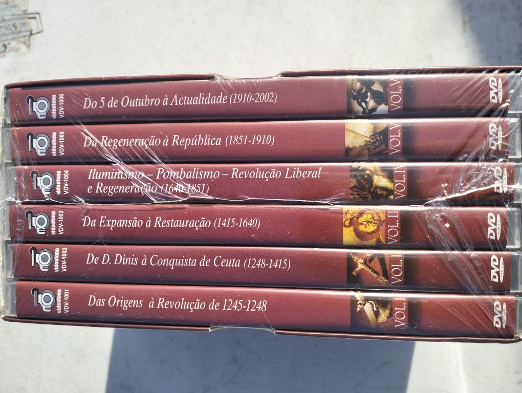 História essencial de Portugal José Hermano Saraiva 6 DVDs