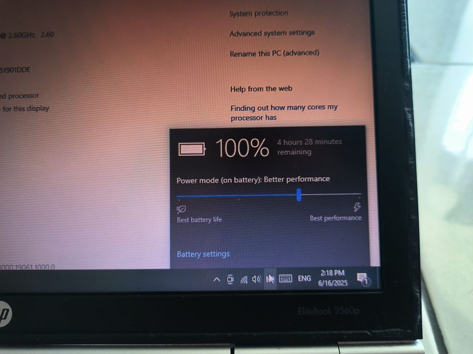 Ноутбук HP Elitebook 2560p