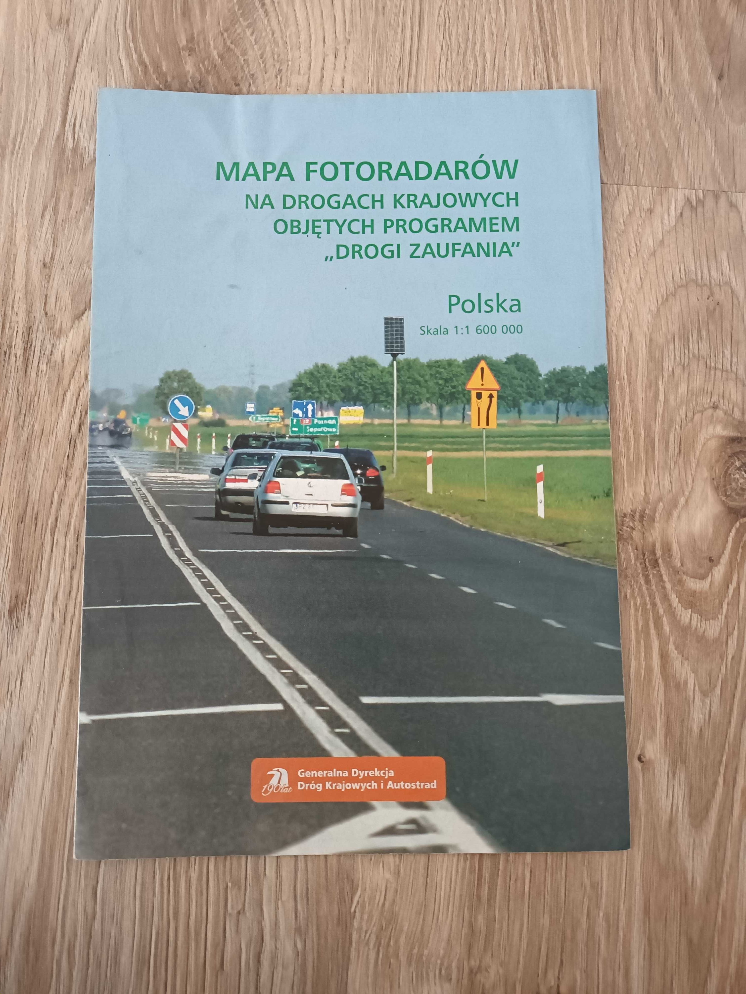 Mapa fotoradarów w Polsce w podziale na województwa