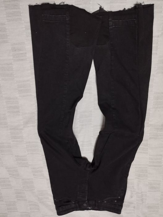 джинсы клёш, в стиле opium viper с очень крутым фитом