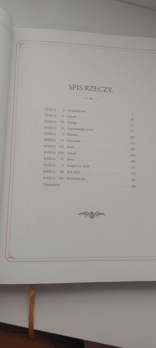 Pan Tadeusz wersja luksusową kolekcjonerska