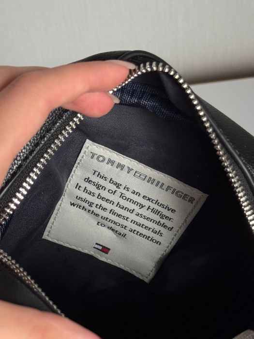 Чоловіча сумка шкіряна барсетка Томі Tommy