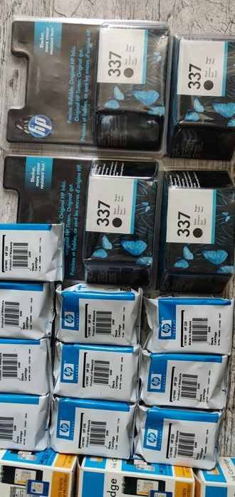 HP 343 344 337 338 картридж принтер цветной чёрно-белый
