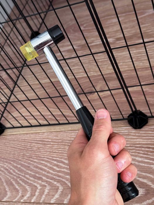 Klatka Metalowa Dla Królika Do Mieszkania z Wytrzymałą Folią Na Góre