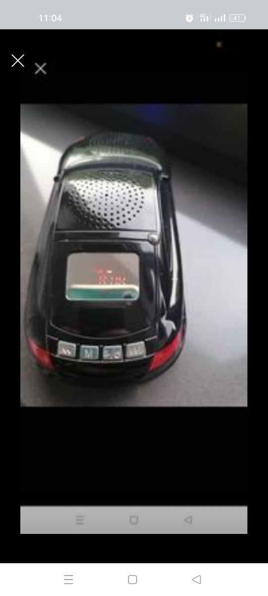 Coluna de som portátil carro