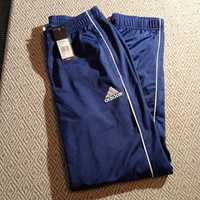Adidas Taper Nowe granatowe spodnie dresowe Rozmiar M
