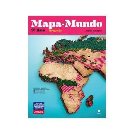 Livros escolares usados - Geografia - Mapa-Mundo 9º