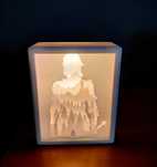 Wiedźmin Ciri - Pudełko świetlne 3D | Lightbox | Shadowbox