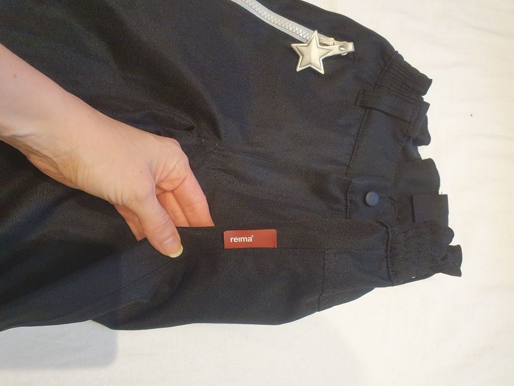 Spodnie zimowe Reima, rozmiar 104 czarne