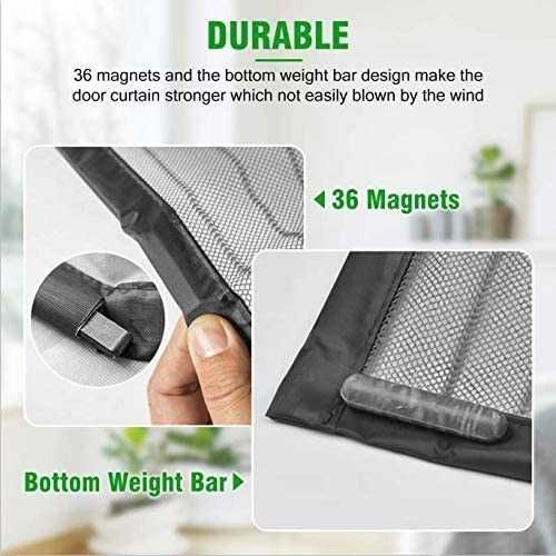 moskitiera na drzwi balkonowe taras magnes 100x220 magnetyczna