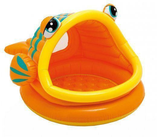 Детский надувной бассейн рыбка Intex