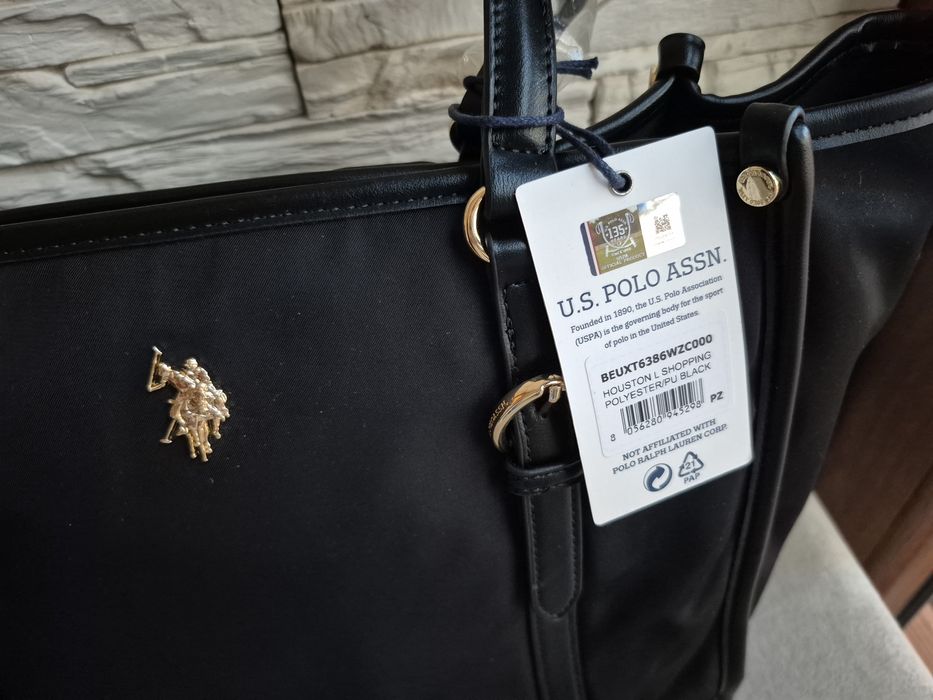 Torebka Damska Shopper Bag US Polo ASSN Czarna