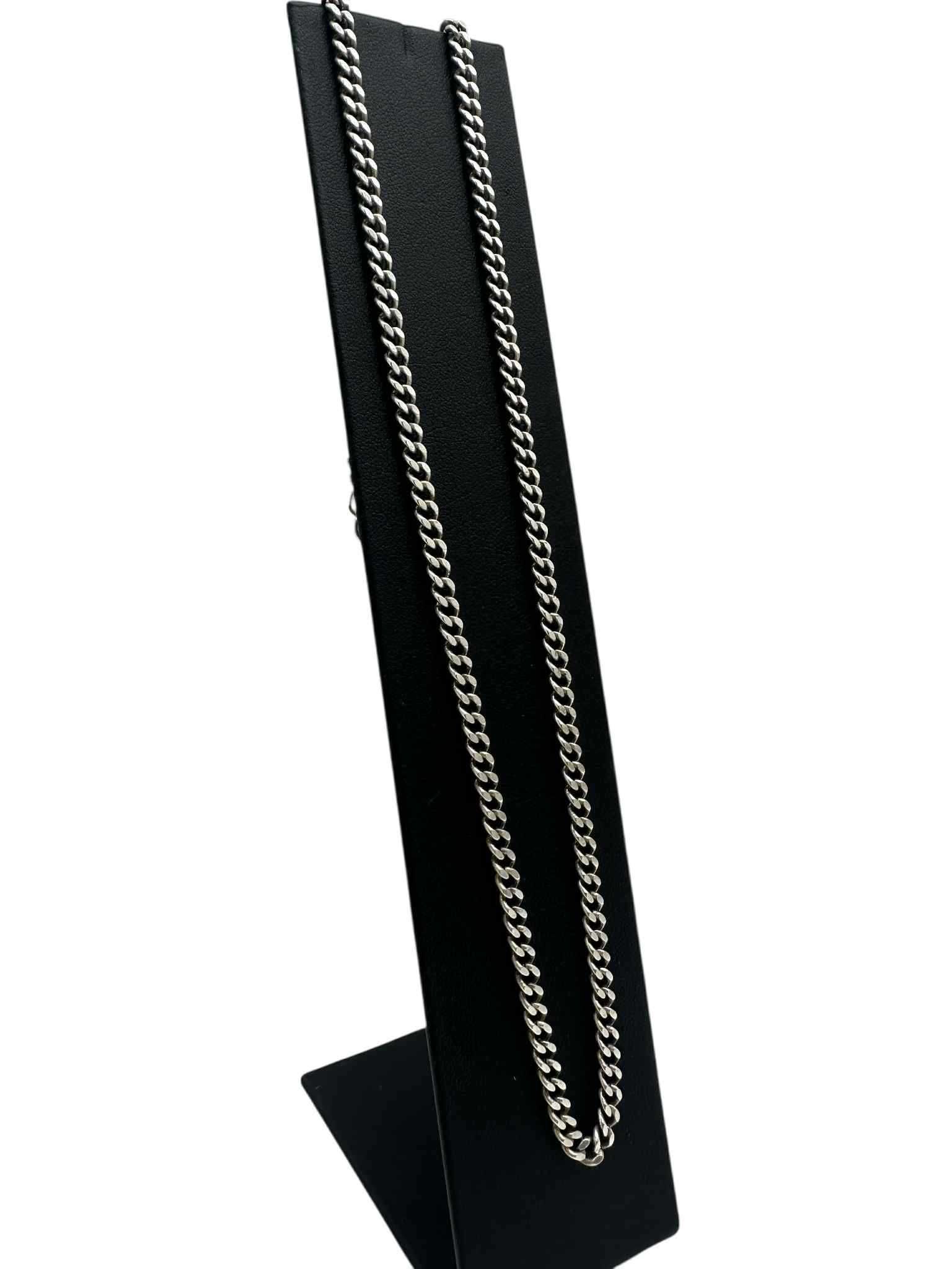 Srebrny męski łańcuszek 56 cm , 17,95g 925