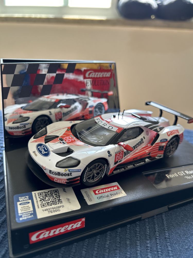 Carro de autorama Carrera Ford GT Race Car N° 66