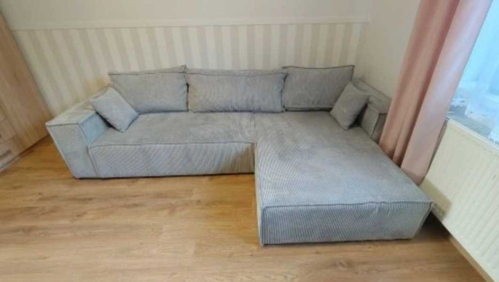 Narożnik z funkcją spania w kształcie L