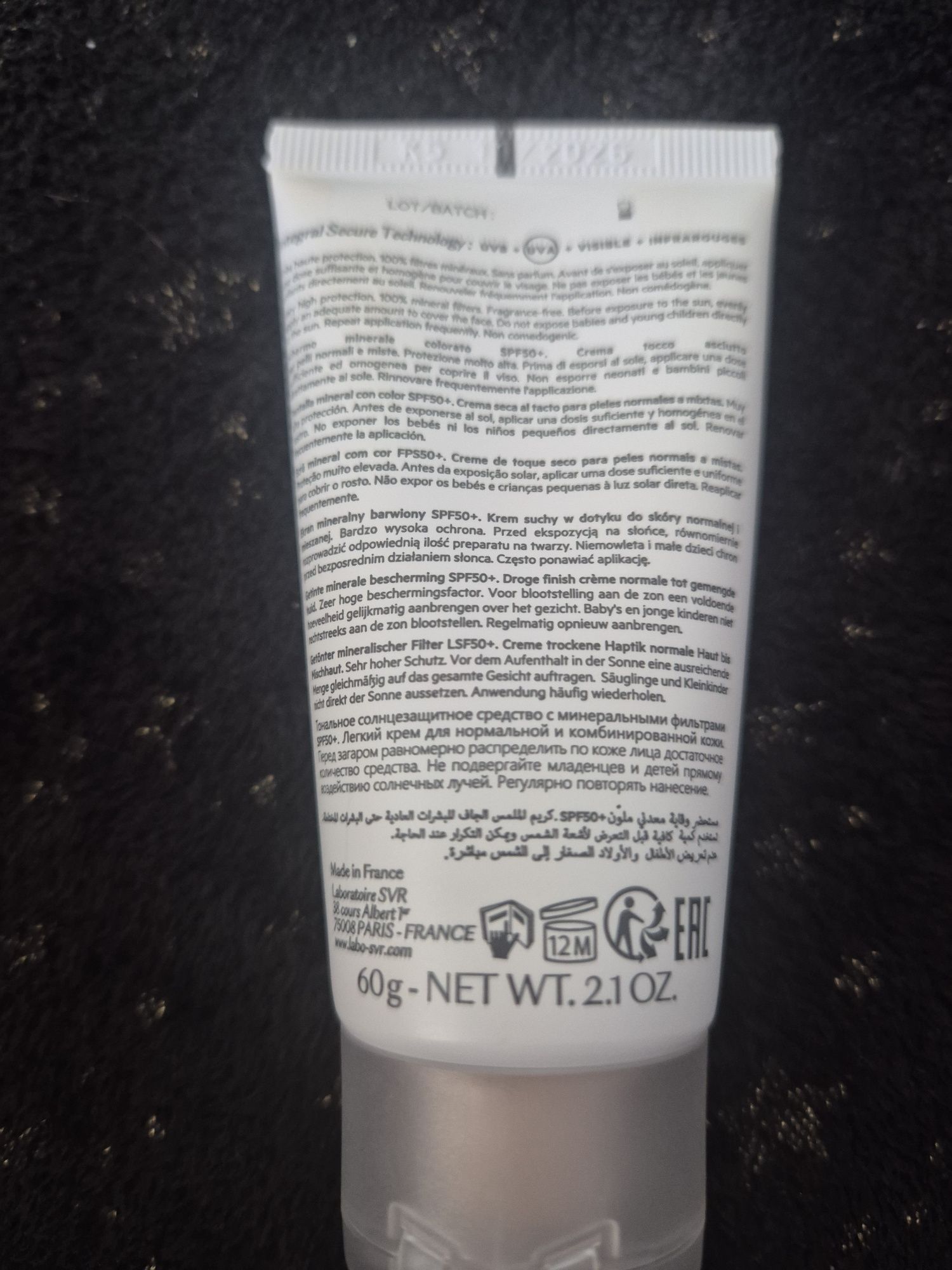 SVR Sun secure do twarzy SPF50+