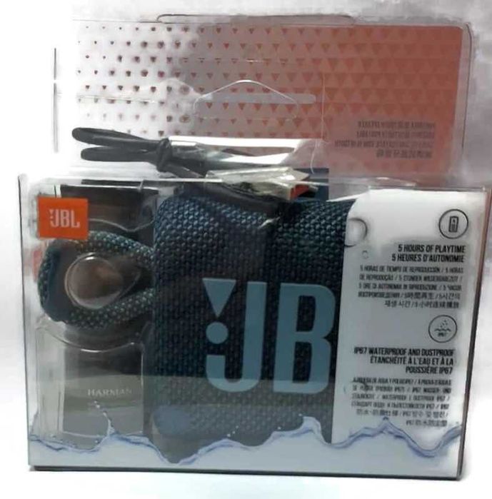 Przenośny głośnik Bluetooth JBL GO3 niebieski