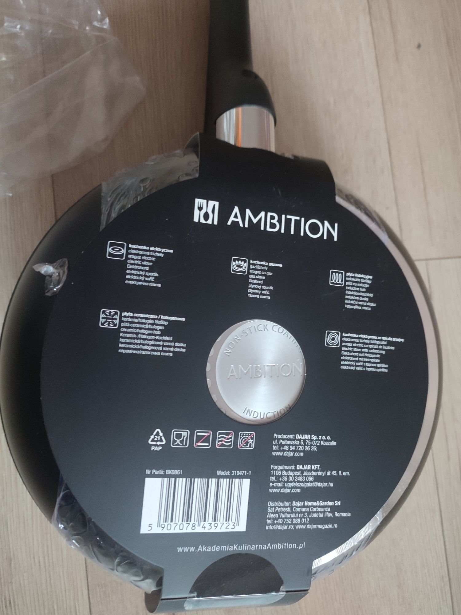 Zestaw patelni Patelnie z powłoką Qualum Basic Ambition