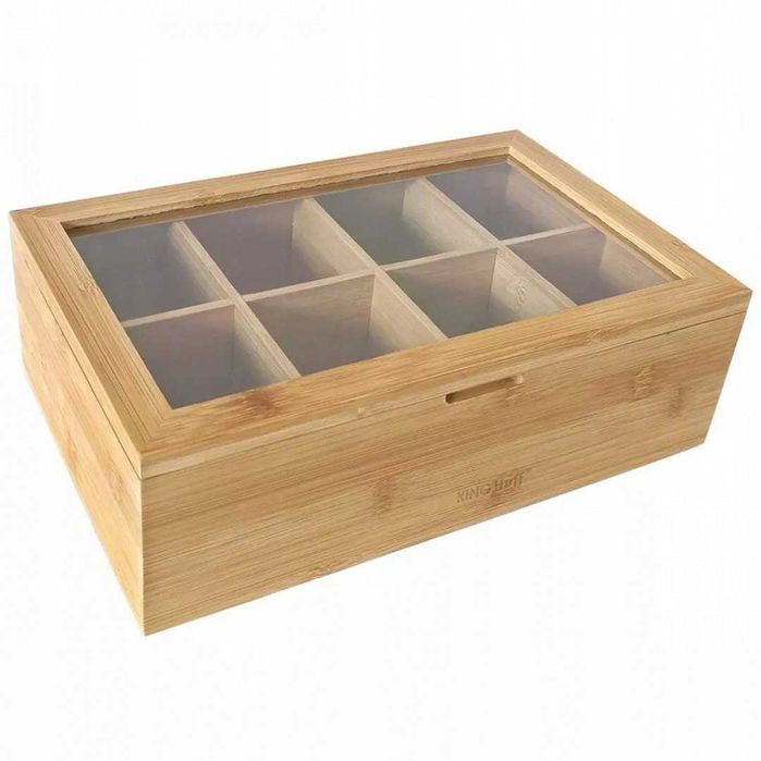 Bambusowy Pojemnik na Herbatę Ekspresową