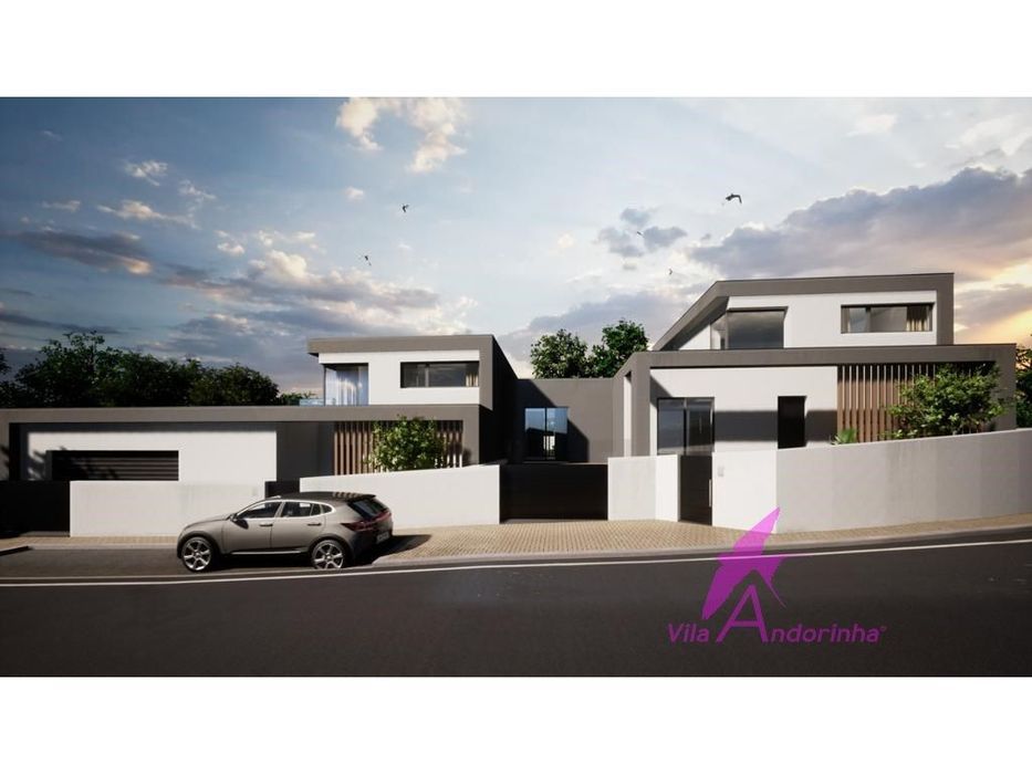 Moradia T3 Nova em Santa Marta de Portuzelo com solário e vistas pa...