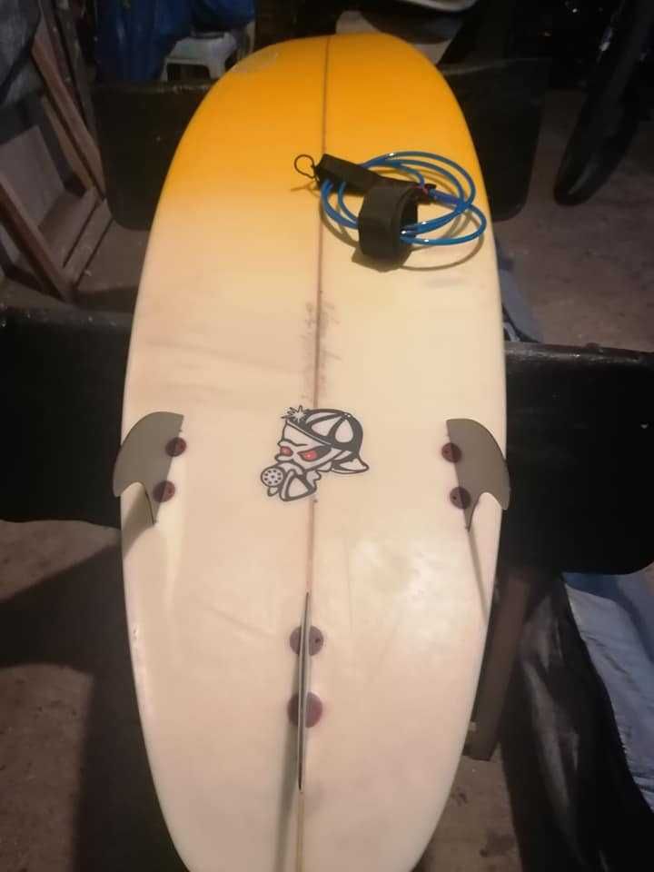 Fishtail 6.4 Malibu evolution funboard prancha de surf nsp torq FCS