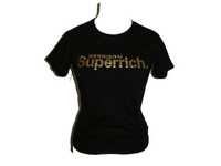 GLAM złoto koszulka damska T shirt Superrich M