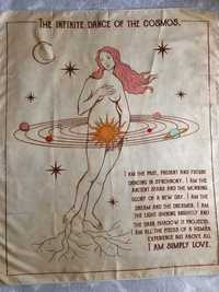 Plakat z tkaniny gobelin duży, Tarot Konstelacja