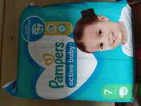 Pampersy 7 4 paczki Active Baby