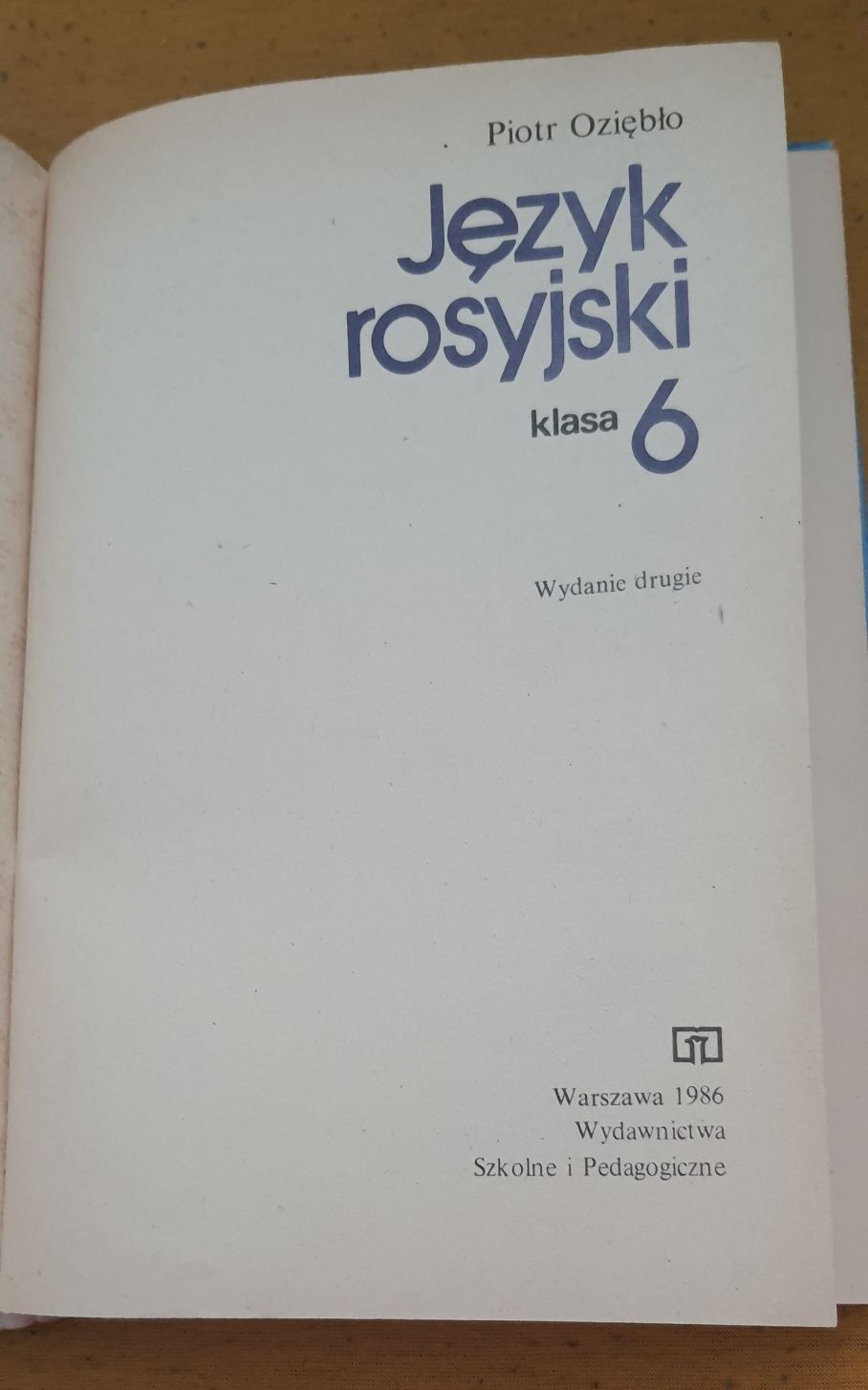 Podręcznik Język rosyjski 6