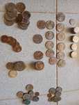 Moedas comemorativas (1,1kgs) na maioria relativas aos descobrimentos