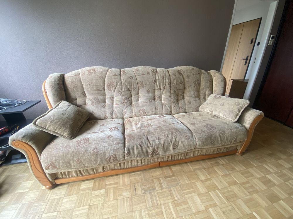 Kanapa plus dwa fotele - oddam