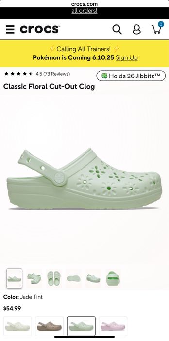 Crocs Classic Floral Cut-Out Clog | W9/M7 (повний 40 розмір) | Нові