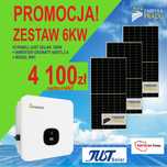 Zestaw 6 kW Panele fotowoltaiczne Panel 585W + Growatt Od ręki! Brutto