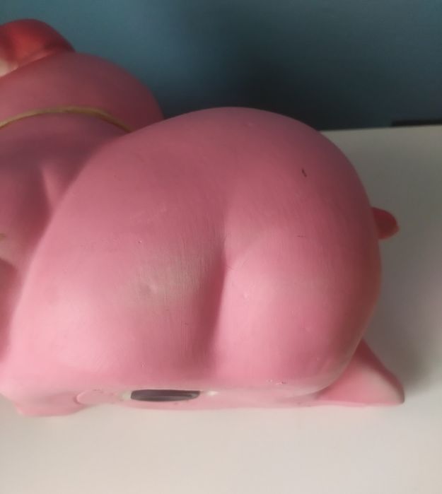 Duża ogromna skarbonka świnka