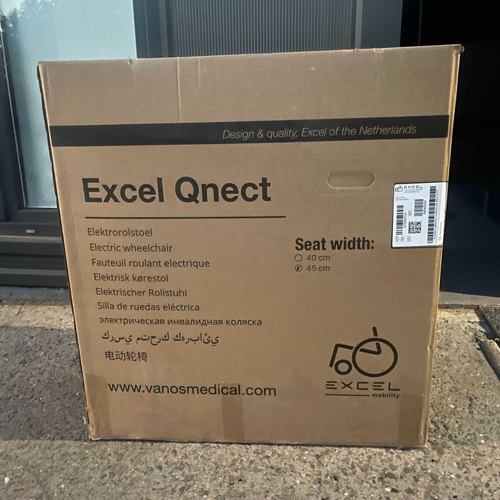 Elektryczny Wózek Inwalidzki Excel Qnect | Nowy | Dowód Zakupu |