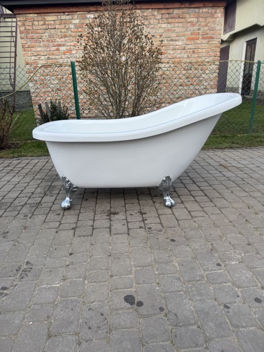 Ванна на левових 160 см лапах ванна вільностояча (00231)