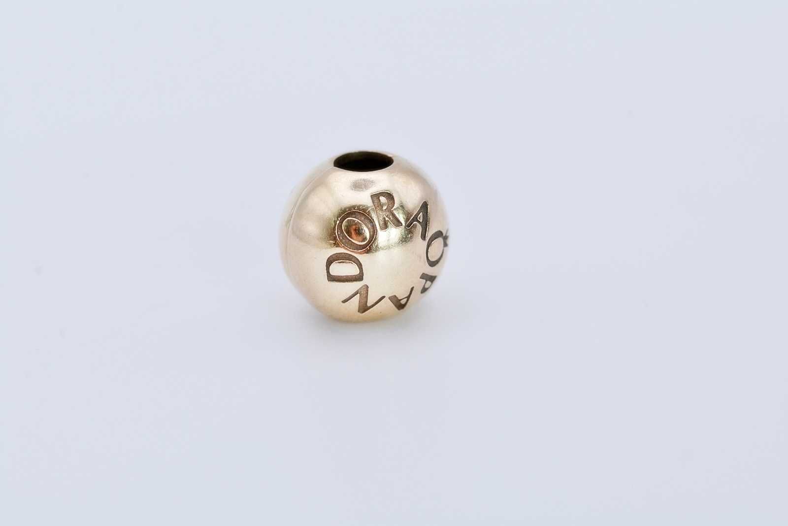 Oryginalny charms Pandora Klips Signature Logo 14k  585 3,27G
